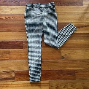Express Houndstooth Skinny Fit Slacks